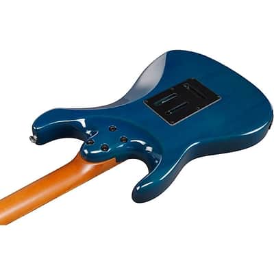 Mint Ibanez AZ22S1 Standard Electric Guitar - Transparent Turquoise Burst image 9
