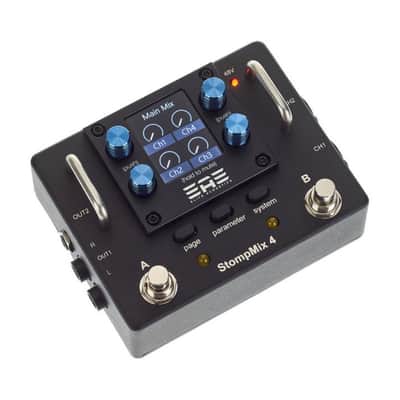 Elite Acoustics | EAE | StompMix 4 | 4Ch Digital Mixer Pedal | w/ DSP Gate, Compressor, EQ, Reverb & Delay - StompMix 4 ONLY image 10