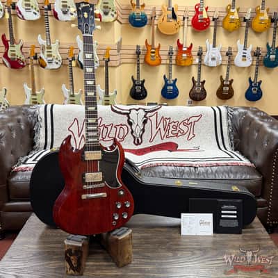 Gibson Custom Shop 1961 Les Paul SG Standard Reissue Stop Bar VOS Cherry Red 6.55 lbs image 5