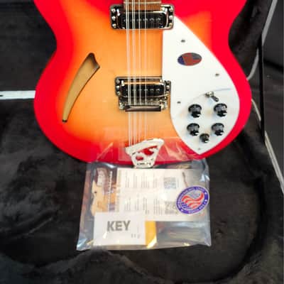 Rickenbacker 330/12 FireGlo 12-String Hollowbody Guitar, w/HSC 2026 image 3
