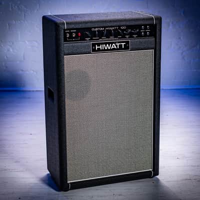 Hiwatt Custom 100 2x12 Vertical Combo ex Noel Gallagher OASIS 2000s - Black image 1