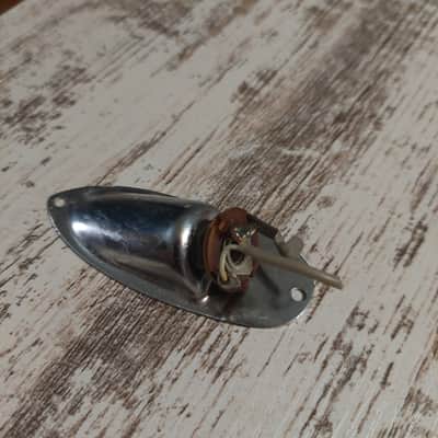 Matsumoku 1970s MIJ Sharp Angled Stratocaster Output Jack Plate off Cortez Strat image 2