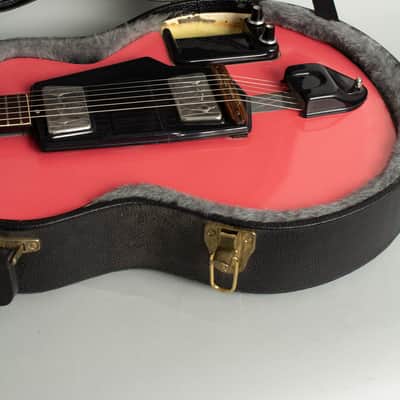 Wandre Soloist Semi-Hollow Body Electric Guitar (1964), black tolex hard shell case. image 12