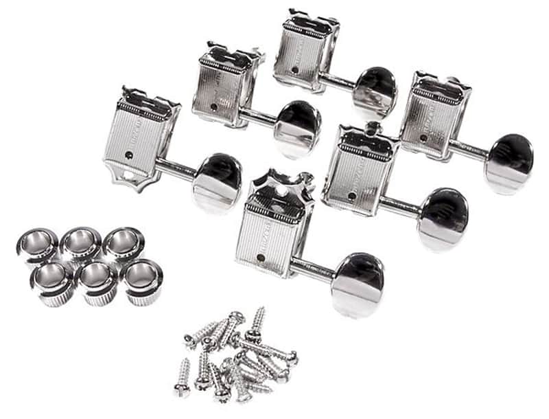 Fender 099-2074-002 Pure Vintage Stratocaster/Telecaster Tuning Heads Left-Handed (6) image 1