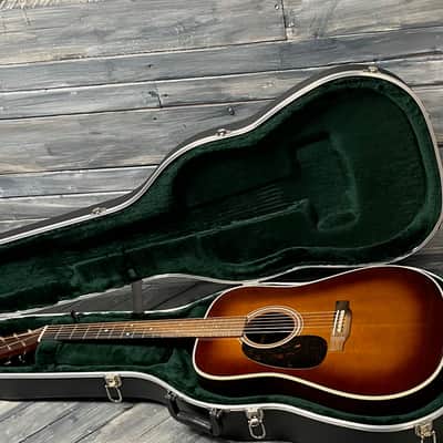 Martin Left Handed D-28 Standard Series Acoustic Guitar- Ambertone finish image 6