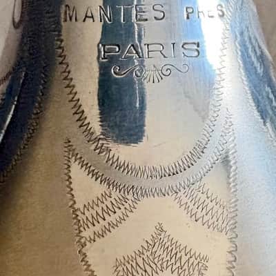 1951-1953 - Silver Plated, made in Paris France, Beaugnier Professional level Trumpet image 2
