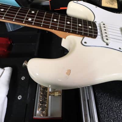Squier Stratocaster MIJ 1986 Rosewood Fretboard Olympic White image 16