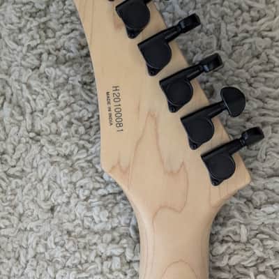 Dean MDX Electric Guitar, Quilt Maple, Trans Blue Burst Finish, Model MDX QM TBB image 6