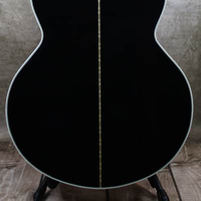 Gibson J-200 Acoustic Guitar - Ebony - W/OHC - 1991 image 4