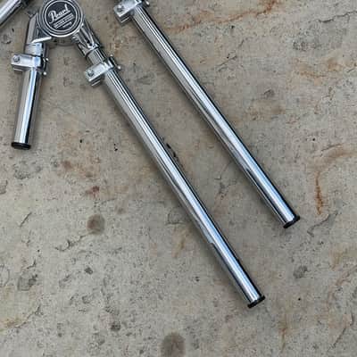 (2) Pair Pearl Uni-Lock Long Tom Holder Arms 13" x 3" Mounts image 8