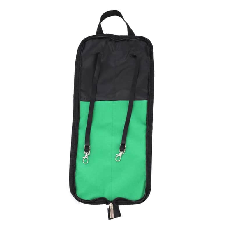 Drum Stick With Case Cute,Irin Drum Stick Storage Hanging Bag Drumstick Portable Handbag With Handle 5 Colors Available (Black/Red/Green/Blue/)(Green) image 1