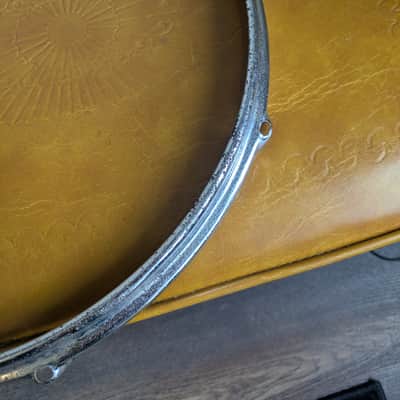 Pearl MIJ 16" 7 Lug Drum Hoop 1960s image 15