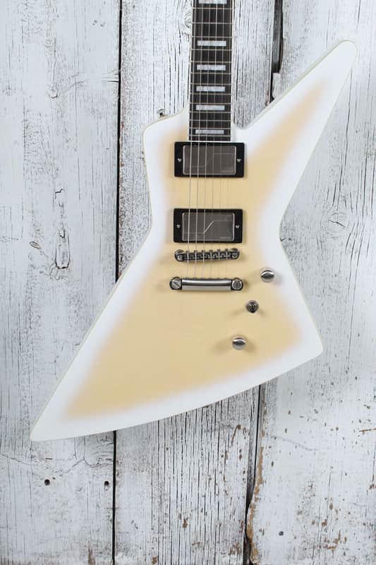 Epiphone Extura Prophecy Electric Guitar Aged White Tiger Burst with Gig Bag image 1