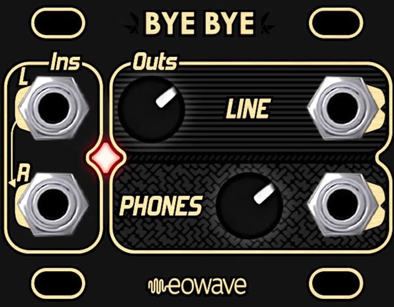 EOWAVE 1U BYE BYE LINE/PHONE OUTPUT : BRAND NEW :  [DETROIT MODULAR] image 1
