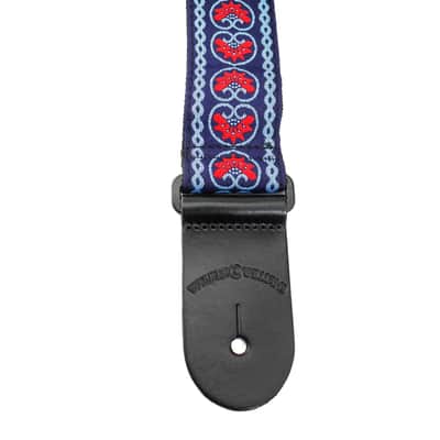 Walker and Williams Vintage Series 60's Style H-17 Hippie Strap Blue & Red image 4