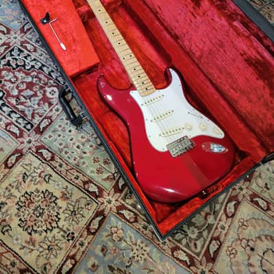Modified Fender Jimmy Vaughn Stratocaster W/ Classic Vibe MX Neck - Candy Apple Red Incl HSC (C016-12) image 19