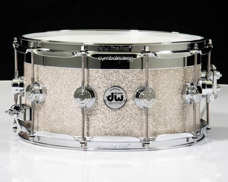 DW Collector's Series 7x14 Top Edge Snare  - Broken Glass image 1