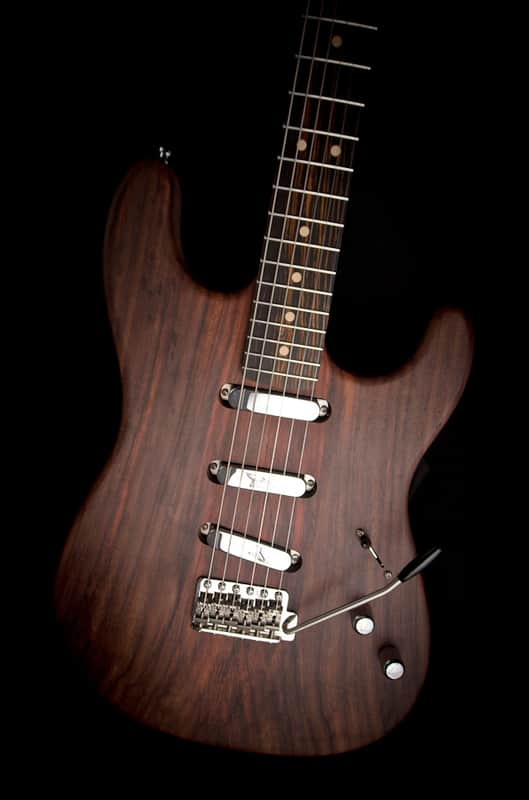 Custom Made Stratocaster - Extremely EXOTIC Rosewood Body w/Goncalo Alves & Macassar Ebony Neck image 1