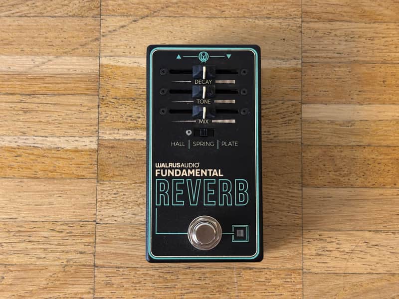 Walrus Audio Fundamental Ambient Reverb 2024 - Present - Black / Blue Pedal image 1