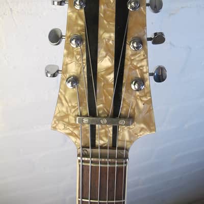 Isana "Elvis Model" 1958 Redburst, built by Josef Sandner. Archtop image 4