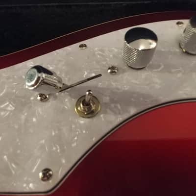Custom Built 2021 Fender Tele Telecaster Thinline Roasted Maple Cherry Red Metallic w/White Binding image 7