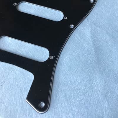 New 3 Ply Black 11 Hole Modern-Style Strat s/s/s Fits Fender Guitar Pickguard image 3