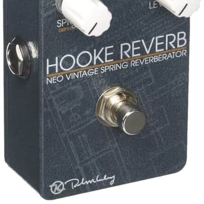Keeley Hooke Spring Reverb Tremolo and Fugue Pedal, Black (KHooke) image 3