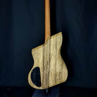 Amethyst Guitars Pyrus in Black Limba. Luthier built, custom, handmade, unique image 2