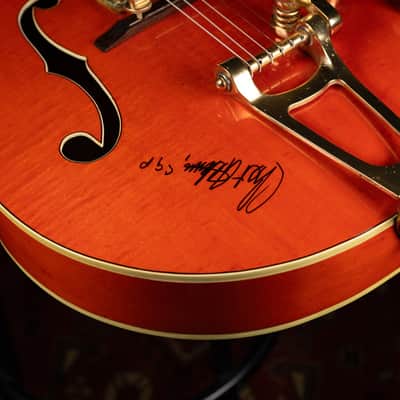 1957 Gretsch 6120 Chet Atkins Orange Finish Electric Guitar w/OHSC image 15