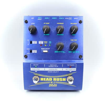 AKAI Professional Head Rush E2 Delay / Looper With Original Box Power Supply Guitar Effect Pedal 0105100369 image 4