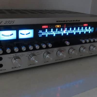 MARANTZ 2325 STEREO RECEIVER FULLY RECAPPED PRO SERVICED + LED's FRONT FACE A+ image 6