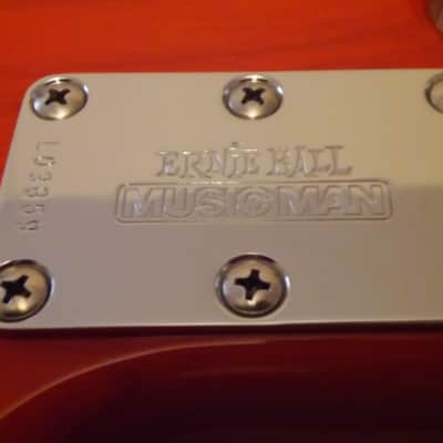 Spring Time!!! Ernie Ball STING RAY discontinued color RED /Orange FUNK MACHINE!! image 5