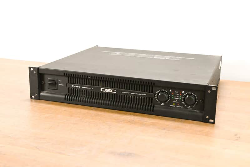 QSC PL380 Powerlight 3 Series 2-Channel Power Amplifier CG0105B image 1