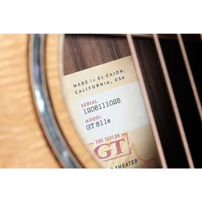 Taylor GT 811e Grand Theater Acoustic-Electric Guitar Regular Natural image 6