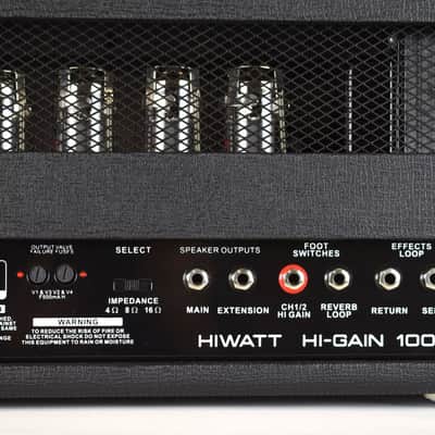 HIWATT HI-GAIN 100W Head HGS100H Class A/B Designed in England Brand New Boxed image 6