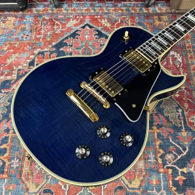 Greco Les Paul Custom Blue Flame Model EGC68- 700 Mint Collection - 1987 image 1
