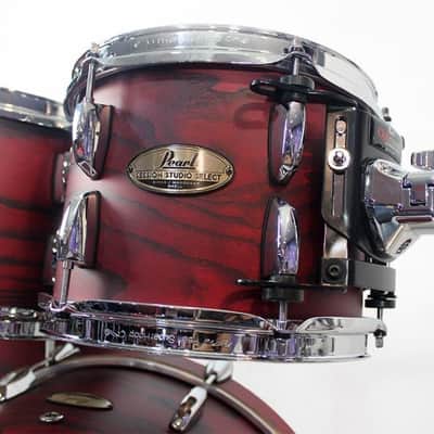 Pearl Session Studio Select 20” 4-Piece Drum Shell Pack - Scarlet Ash image 2