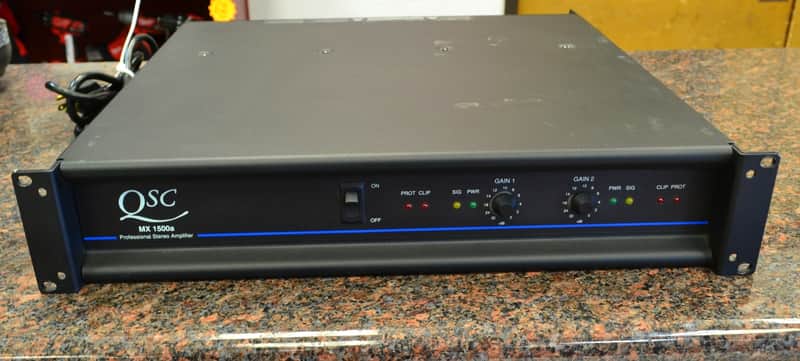 QSC MX1500a Stereo Power Amplifier Amp | Reverb