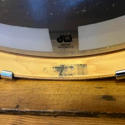 DW Collectors Bass Drum 22x18 Natural Satin Maple Bass Drum 2010ish - Satin Natural Maple image 12