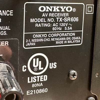 ONKYO TX-SR606 AV Receiver image 6