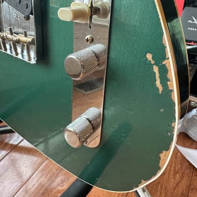 2024 Fender Custom Shop '59 Telecaster Custom Relic - Aged Sherwood Green Metallic image 6
