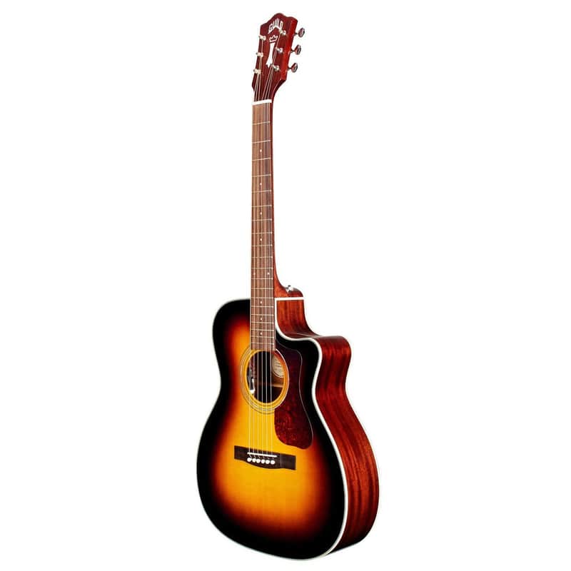 Guild OM-140CE Orchestra Acoustic-Electric Guitar - Antique Burst image 1