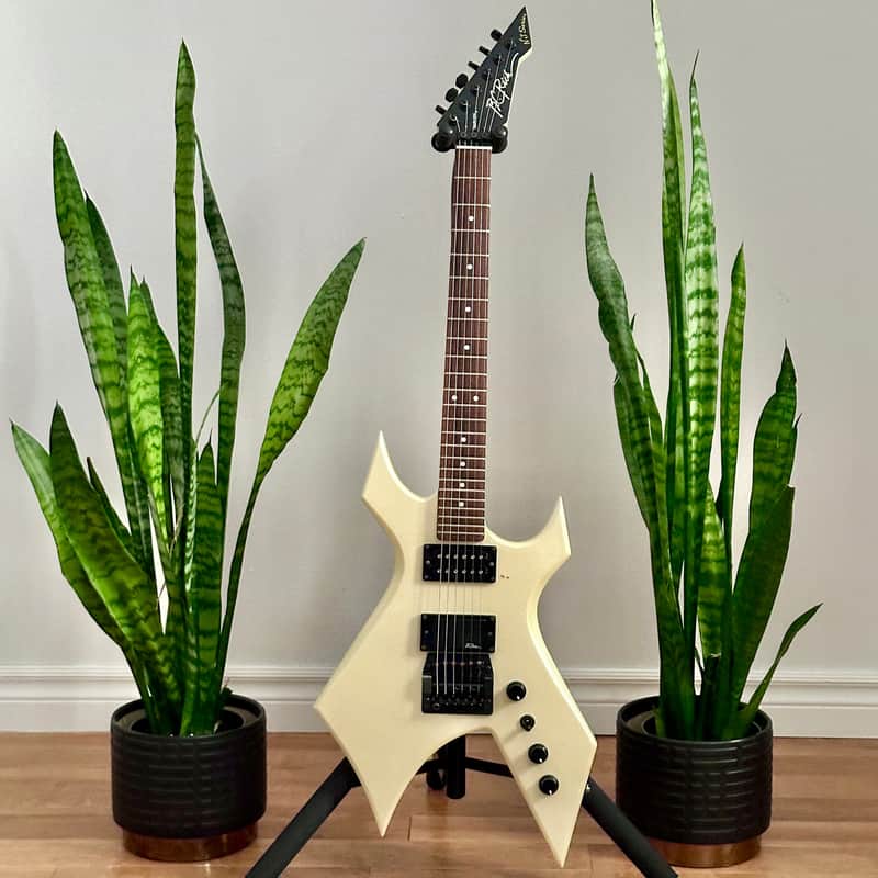 B.C. Rich Warlock NJ Series 1985 Made in Japan, Ivory | Reverb