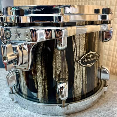 Tama Starclassic Walnut Birch 10x8 tom - Black Clouds & Silver Linings image 10