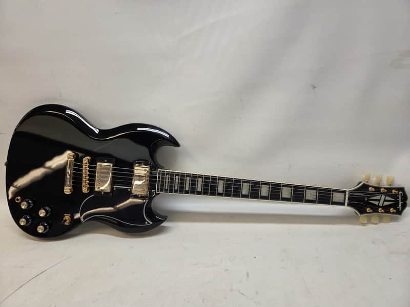 Epiphone SG Custom 2021 - Black Gloss Electric Guitar image 1