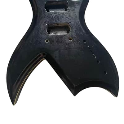 Black Solid Guitar BICH Style Body image 1