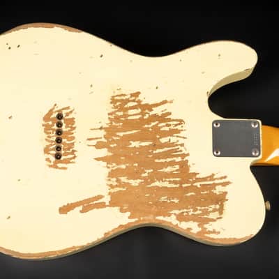 Fender Custom Shop '64 Reissue L-Series Telecaster RW Heavy Relic - Vintage White | USA 1964 Josefina Campos Handwound Pickups 3.39kg | CoA OHSC image 11