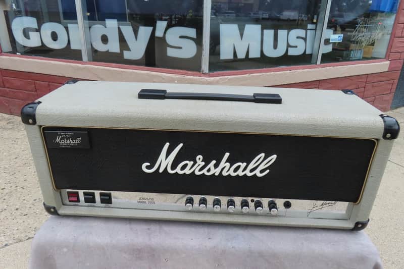 MARSHALL 1987 SILVER JUBILLEE 5550 1987 HEAD 50 WATT ORIGINAL CLEAN 1 OWNER image 1
