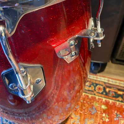 Toca Custom 10.5” Deluxe Tumba Red Sparkle image 3