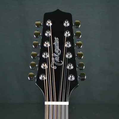 Takamine GD-30CE 12-string acoustic-electric guitar - Black image 7
